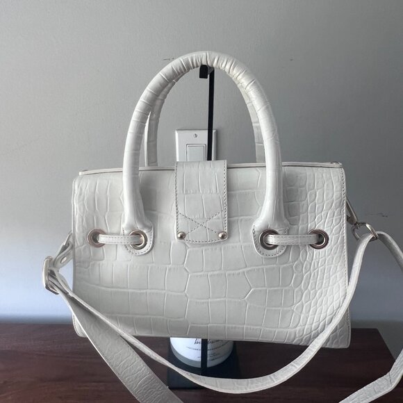 Jimmy Choo Embossed Leather Rosalie Handle with Dust Bag - Picture 2 of 14